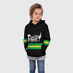 Толстовка-худи детская Капоэйра, цвет: 3D-меланж — фото 2