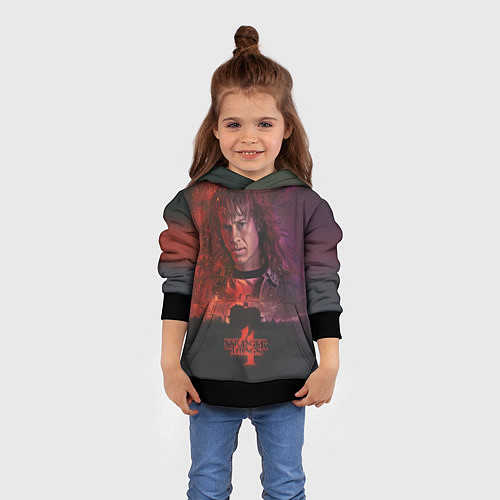 Детская толстовка EDDIE MUNSON STRANGER THINGS 4 / 3D-Черный – фото 4