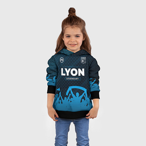 Детская толстовка Lyon Legendary Форма фанатов / 3D-Черный – фото 4