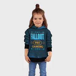 Толстовка-худи детская Игра Fallout: PRO Gaming, цвет: 3D-черный — фото 2