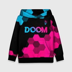 Детская толстовка Doom Neon Gradient