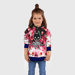 Толстовка-худи детская STRAY HORROR, цвет: 3D-синий — фото 2