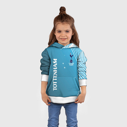Детская толстовка Тоттенхэм хотспур Абстракция / 3D-Белый – фото 4