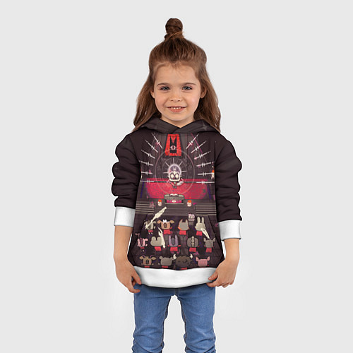 Детская толстовка Культ ягнёнка в сборе - Cult of the lamb / 3D-Белый – фото 4