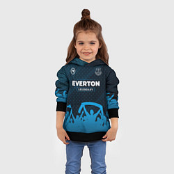 Толстовка-худи детская Everton legendary форма фанатов, цвет: 3D-черный — фото 2
