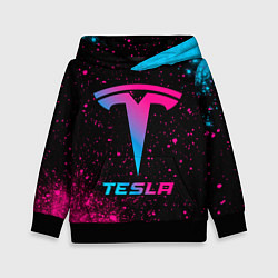 Детская толстовка Tesla - neon gradient