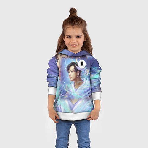 Детская толстовка BTS JK / 3D-Белый – фото 4