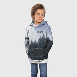 Толстовка-худи детская STALKER Причал, цвет: 3D-белый — фото 2