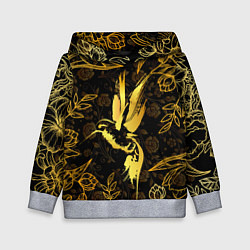 Детская толстовка Золотая колибри