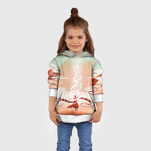 Детская толстовка Великое приключение - Journey / 3D-Белый – фото 4