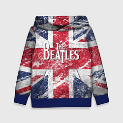 Детская толстовка The Beatles - лого на фоне флага Великобритании