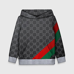 Толстовка-худи детская В стиле gucci, цвет: 3D-меланж