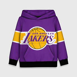 Толстовка-худи детская LA Lakers NBA, цвет: 3D-черный