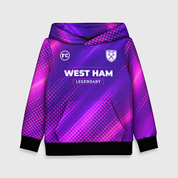 Детская толстовка West Ham legendary sport grunge