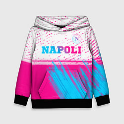Детская толстовка Napoli neon gradient style: символ сверху