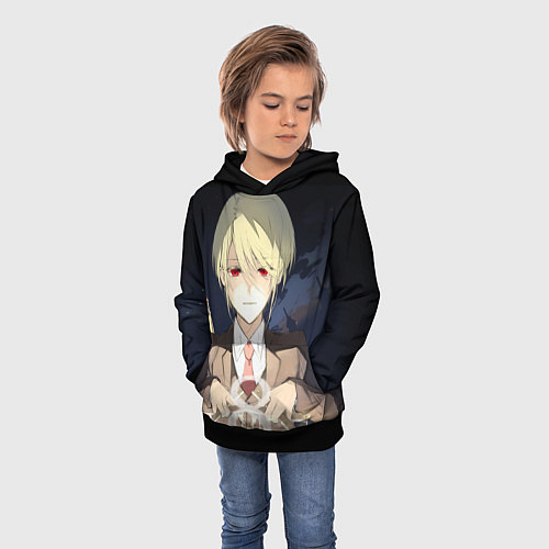 Детская толстовка Луис Джеймс Мориарти / 3D-Черный – фото 3