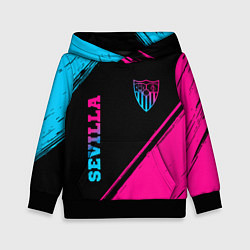 Детская толстовка Sevilla - neon gradient: надпись, символ