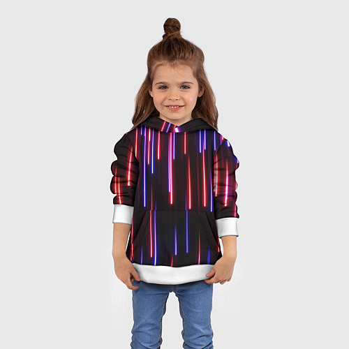 Детская толстовка Метеоритный дождь / 3D-Белый – фото 4