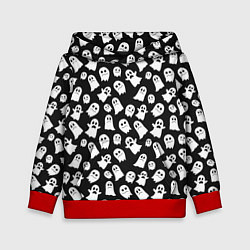 Толстовка-худи детская Парад призраков, цвет: 3D-красный