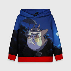 Детская толстовка Night flight Totoro