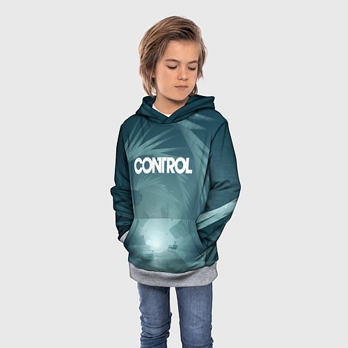 Детская толстовка Аномалия в бюро / 3D-Меланж – фото 3