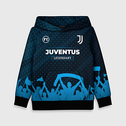 Толстовка-худи детская Juventus legendary форма фанатов, цвет: 3D-черный