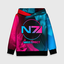 Детская толстовка Mass Effect - neon gradient