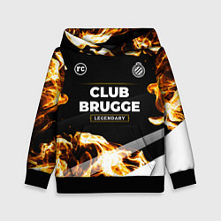 Детская толстовка Club Brugge legendary sport fire