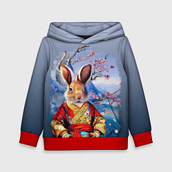 Детская толстовка Кролик в китайском халате