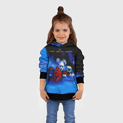 Толстовка-худи детская Агата Кристи Ураган, цвет: 3D-черный — фото 2