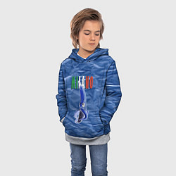 Толстовка-худи детская Banana - Milano - Fashion, цвет: 3D-меланж — фото 2