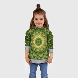 Толстовка-худи детская Виноград Символ Изобилия, цвет: 3D-меланж — фото 2