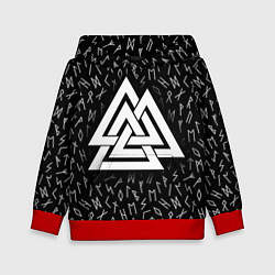 Детская толстовка Valknut runes pattern
