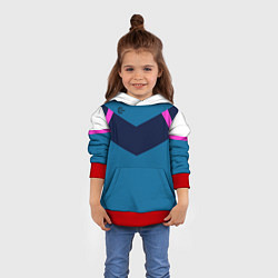 Толстовка-худи детская FIRM в стиле 90х, цвет: 3D-красный — фото 2