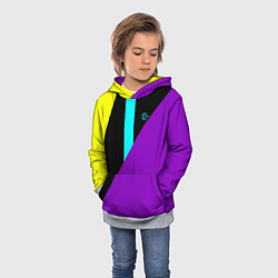 Толстовка-худи детская FIRM прямиком из 80х, цвет: 3D-меланж — фото 2