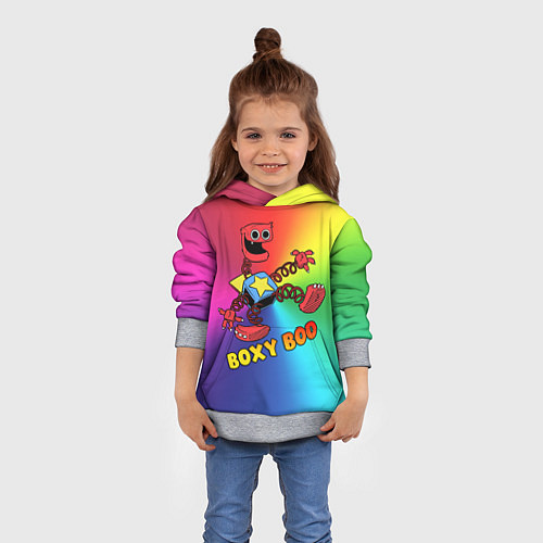 Детская толстовка Project Playtime: Boxy Boo / 3D-Меланж – фото 4