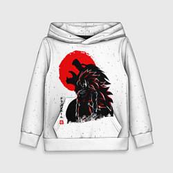 Детская толстовка Dragon Ball красная луна