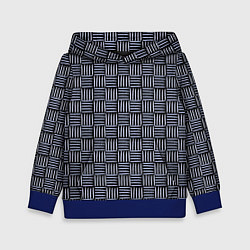 Детская толстовка Паттерн из голубых линий