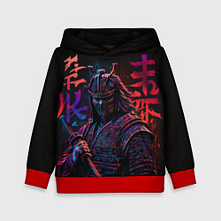 Детская толстовка Самурай неон