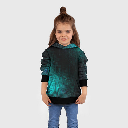 Детская толстовка Потёртости красок / 3D-Черный – фото 4