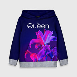 Детская толстовка The Queen Королева и цветы