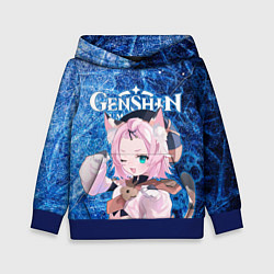 Детская толстовка Диона на фоне расколотого льда