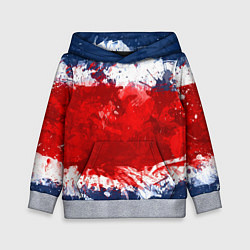Детская толстовка Grunge strips colors