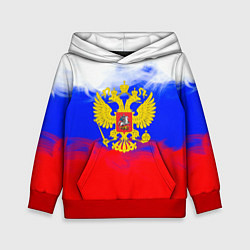 Детская толстовка Russia флаг герб