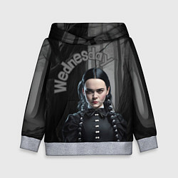 Детская толстовка Wednesday Addams в лесу