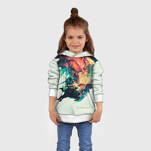 Детская толстовка Elden Ring great runes / 3D-Белый – фото 4