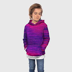 Толстовка-худи детская Color radiation, цвет: 3D-белый — фото 2