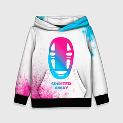 Детская толстовка Spirited Away neon gradient style