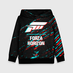 Детская толстовка Forza Horizon в стиле glitch и баги графики на тем