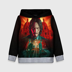 Детская толстовка John Wick catholic church Paris